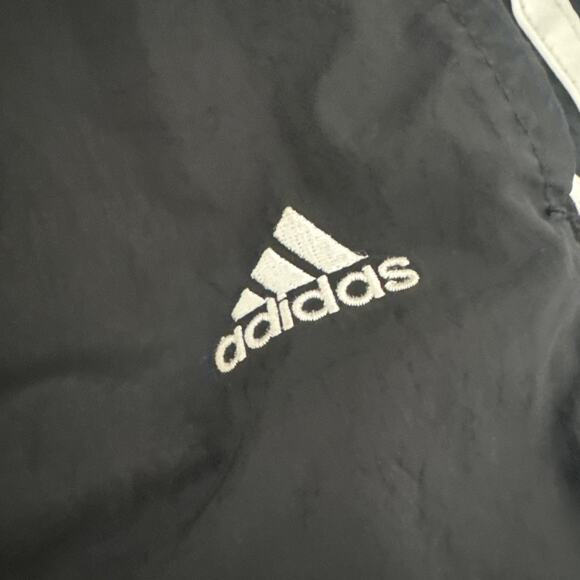 Adidas Track Pants Mens Large Y2K Vintage Training Windbreaker NYLON 90s READ - Picture 3 of 13